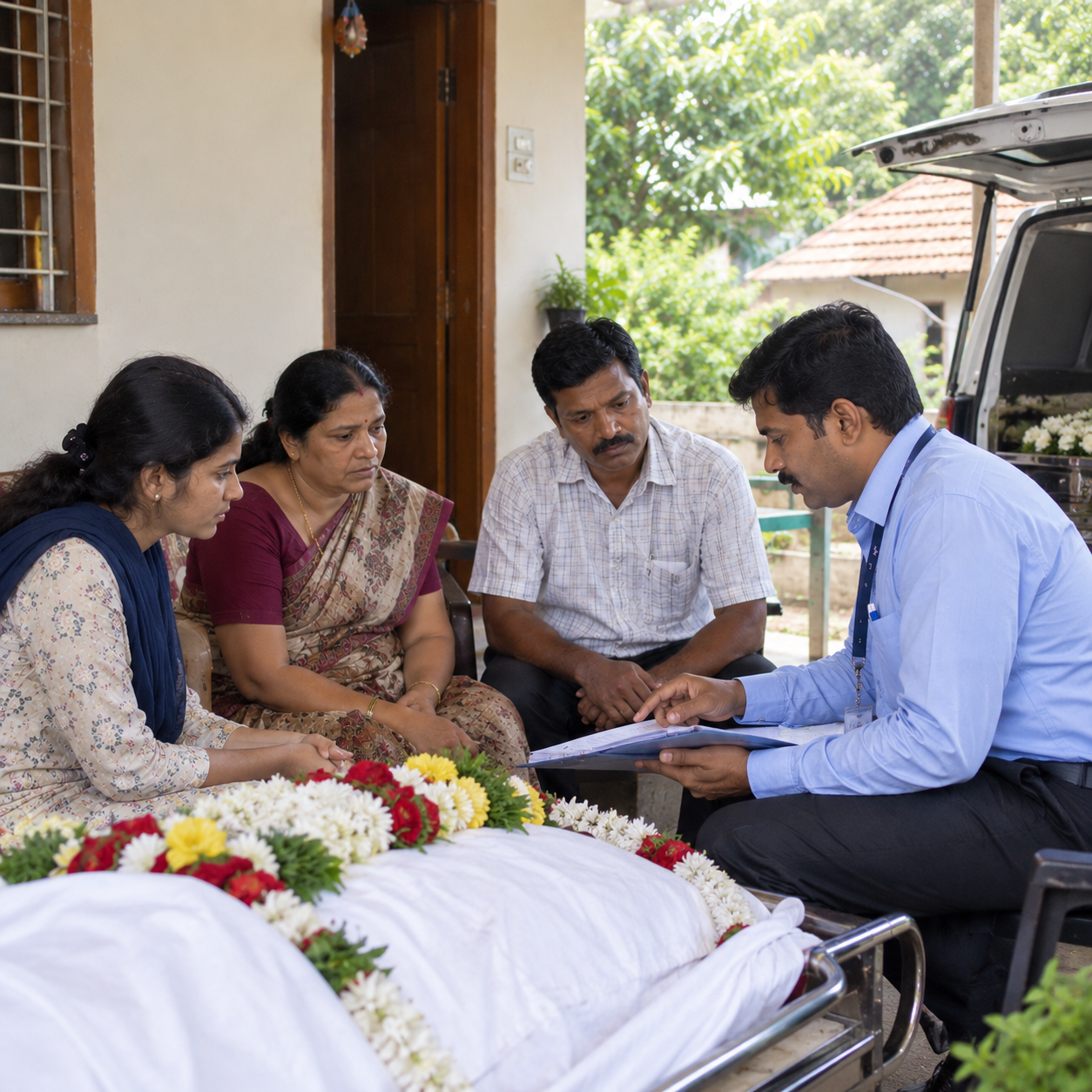 Funeral ceremony planning and arrangements