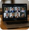 Online prayer meeting setup and virtual gathering